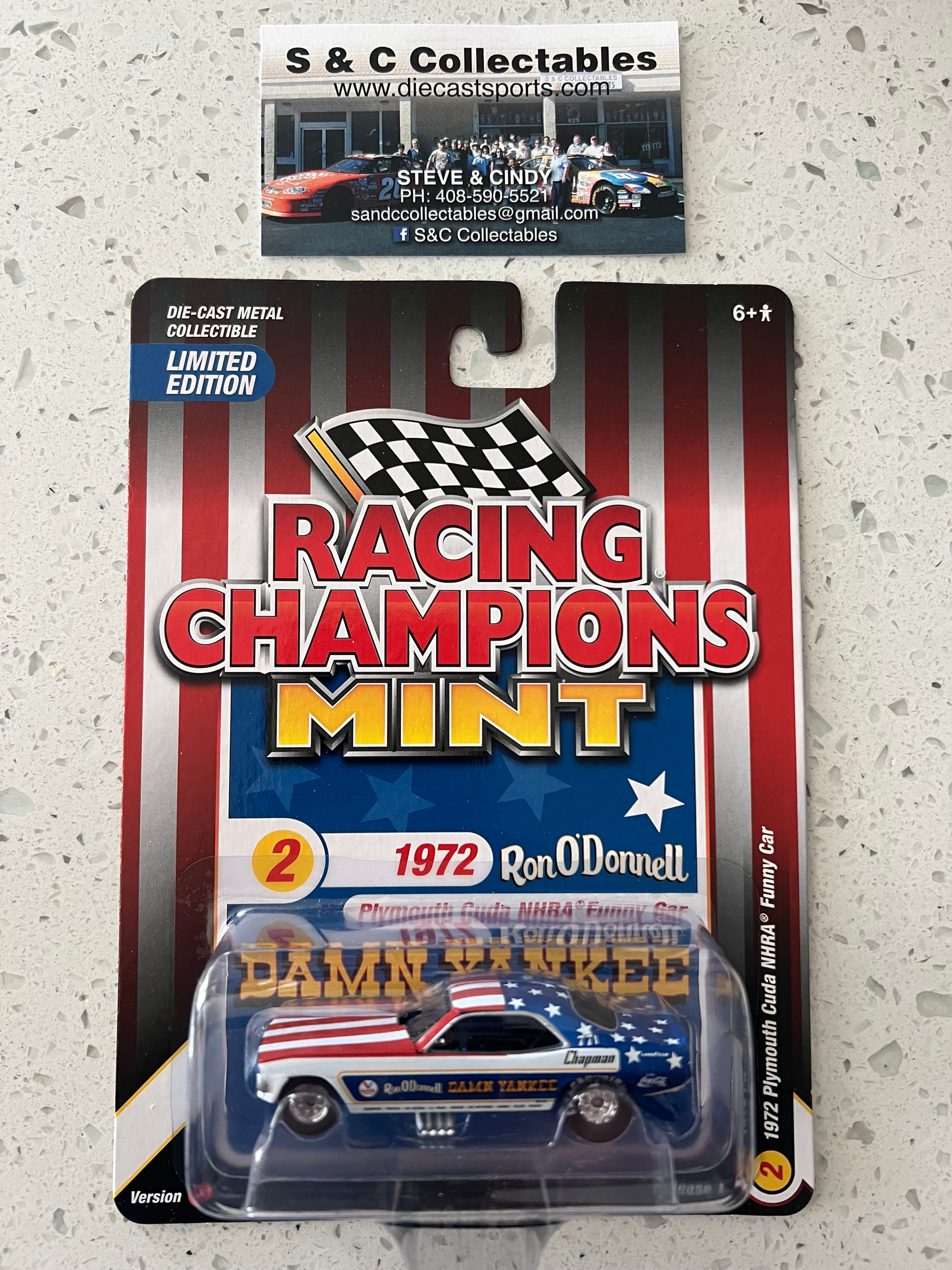 2025-1972 Damn Yankee  NHRA Funny Car / Ron O'Donnell  1:64