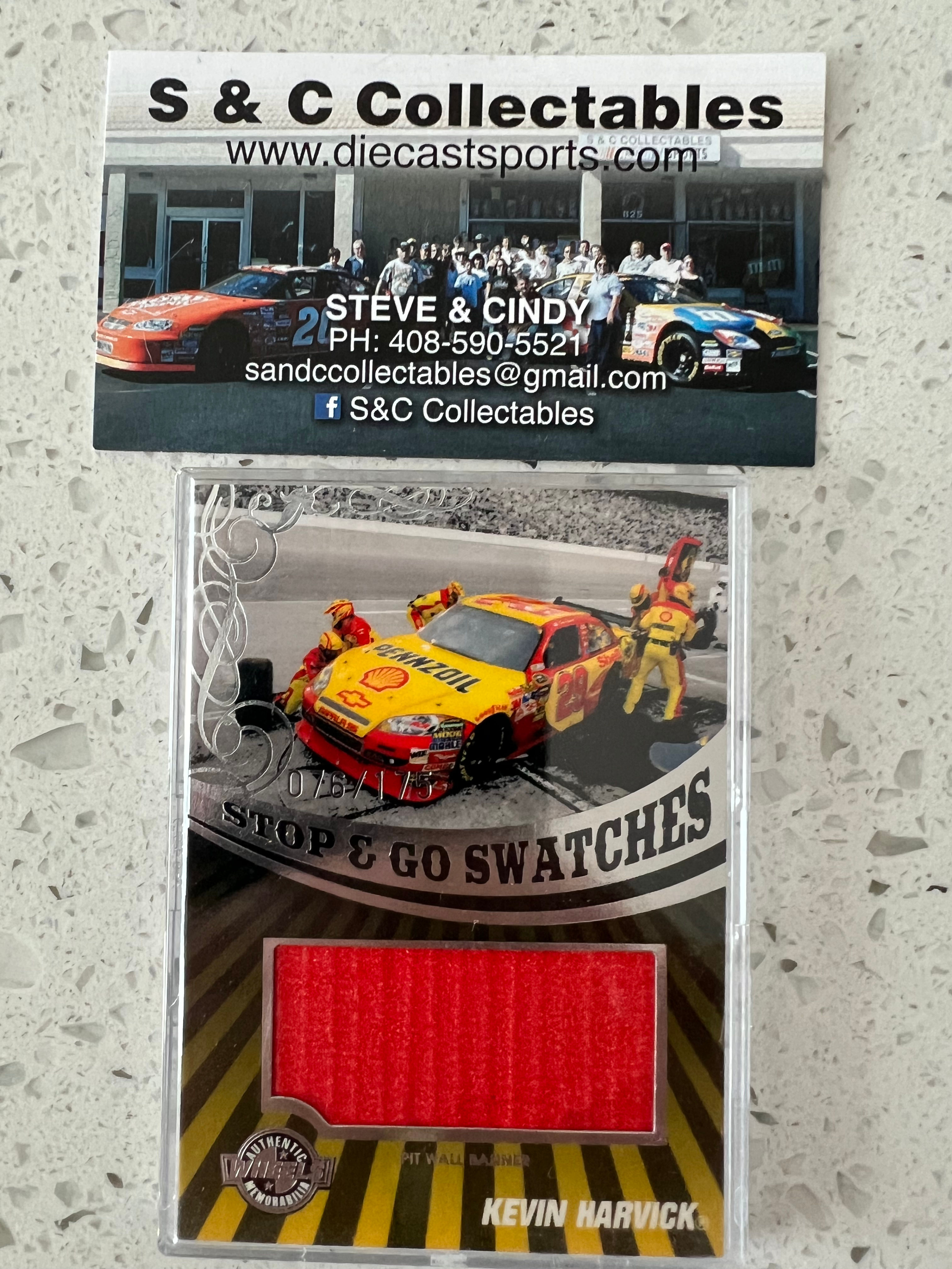 2009 Race-Used Banner Pit Wall / Kevin Harvick Plastic D