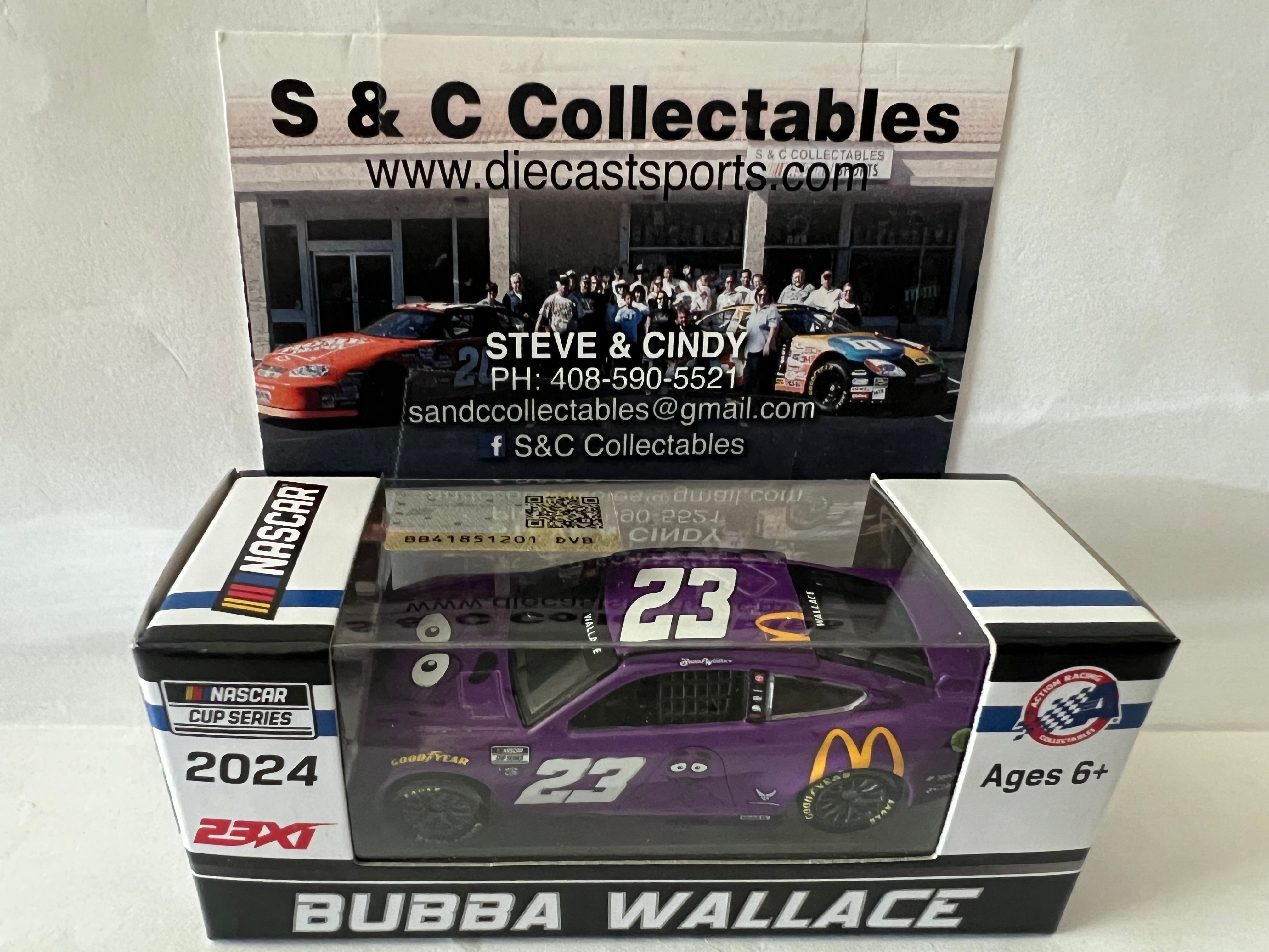 2024 McDonald's Grimace / Bubba Wallace 1:64