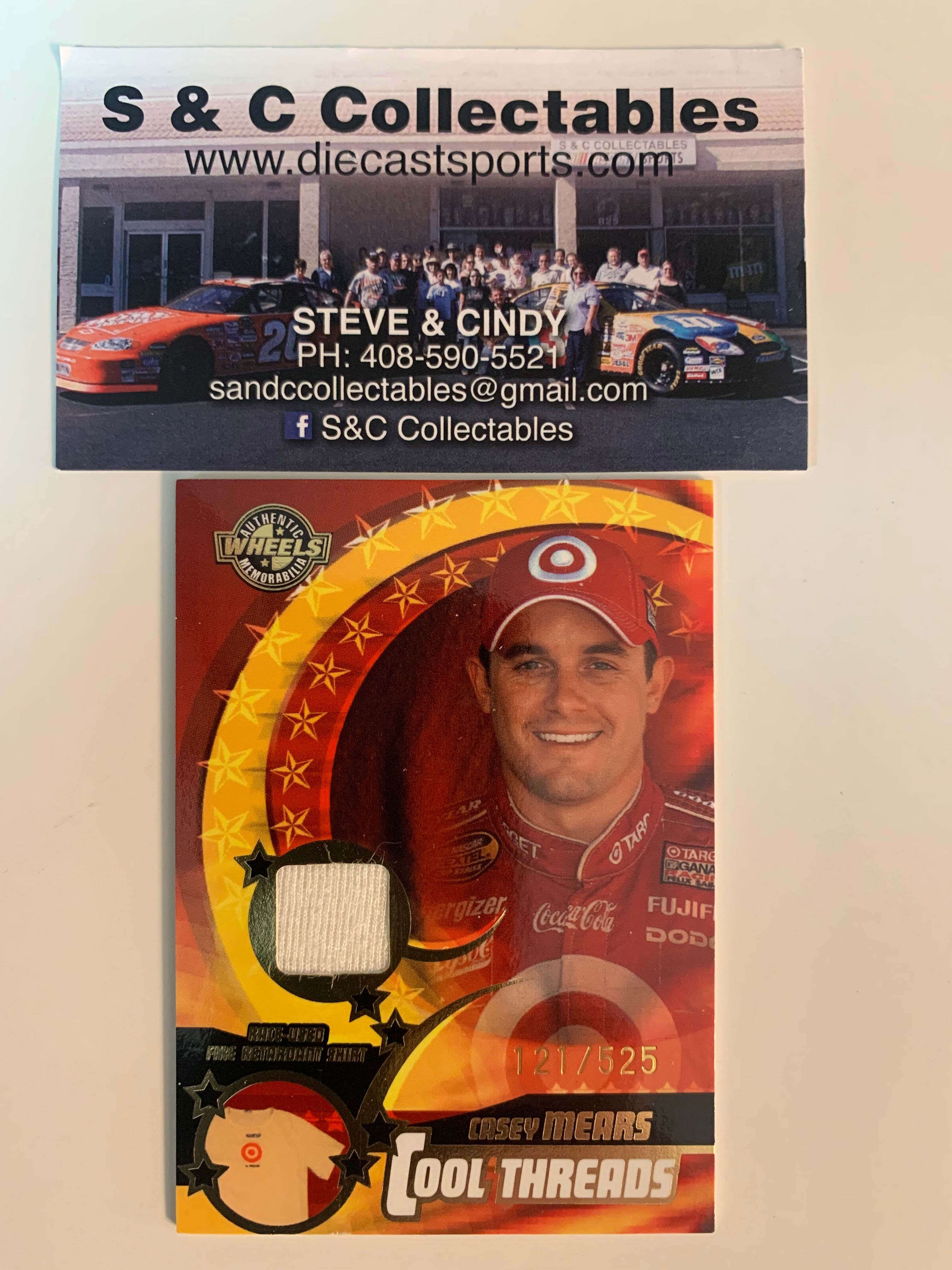 2004   Race-Used Shirt / Casey Mears  Plastic  D