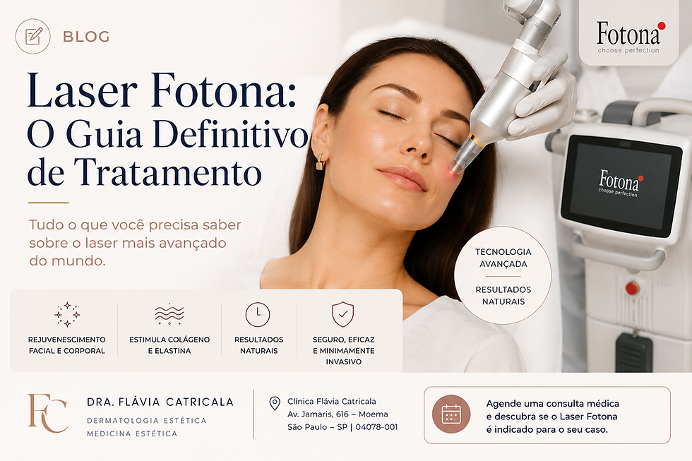 laser fotona no rosto e texto ilustrativa sobre Laser Fotona