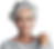 mulher de didade com cabelo branco