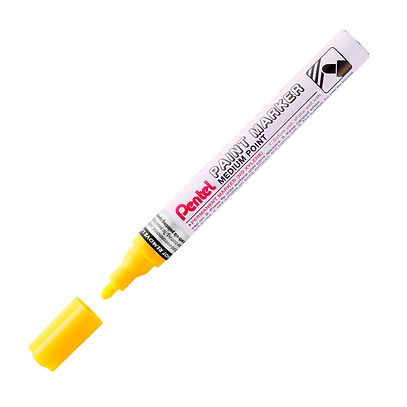 Pentel Paint Marker - Medium Point Bullet Tip, Yellow