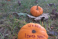 Jesus loves you pumpkin