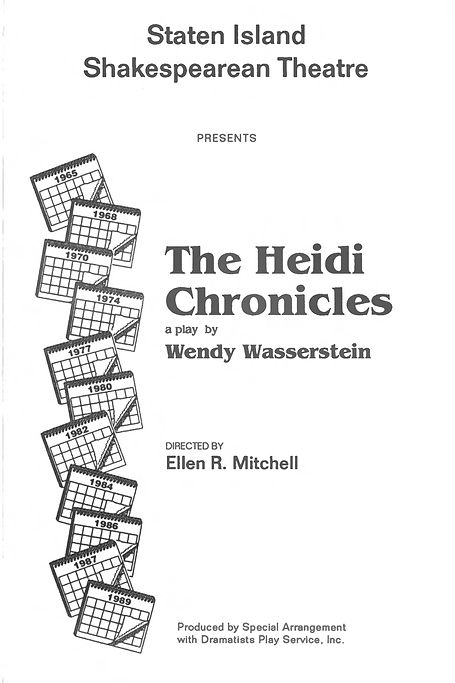 The Heidi Chronicles