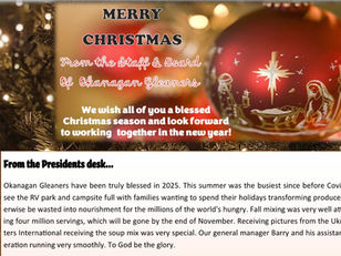 Christmas Newsletter