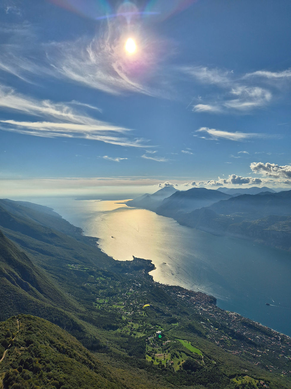 Vista dal Monte Baldo in volo