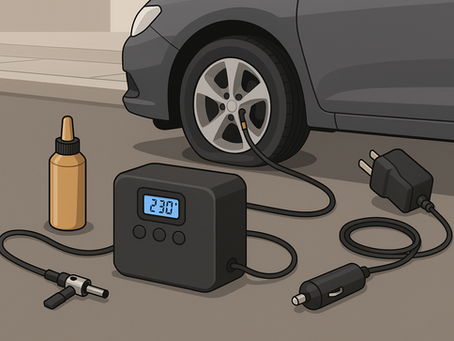 Pompa Angin Portable untuk Ban Kempes: Solusi Praktis Tanpa Dongkrak, Bisa Terhubung ke Listrik Rumah & Mobil