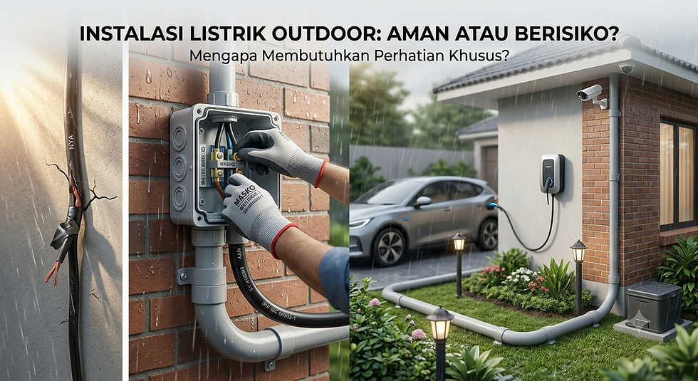 Kabel Listrik Outdoor untuk Garasi dan Carport: Cara Memilih Instalasi yang Aman dan Tahan Lama di Indonesia