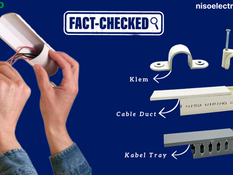 PAHAMI 3 PERBEDAAN ANTARA CABLE DUCT, KABEL TRAY, DAN KLEM KABEL!