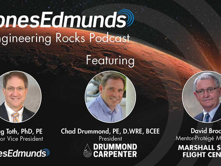 DC President discusses NASA Mentorship program with Jones Edmunds on Engineering Rocks Podcast
