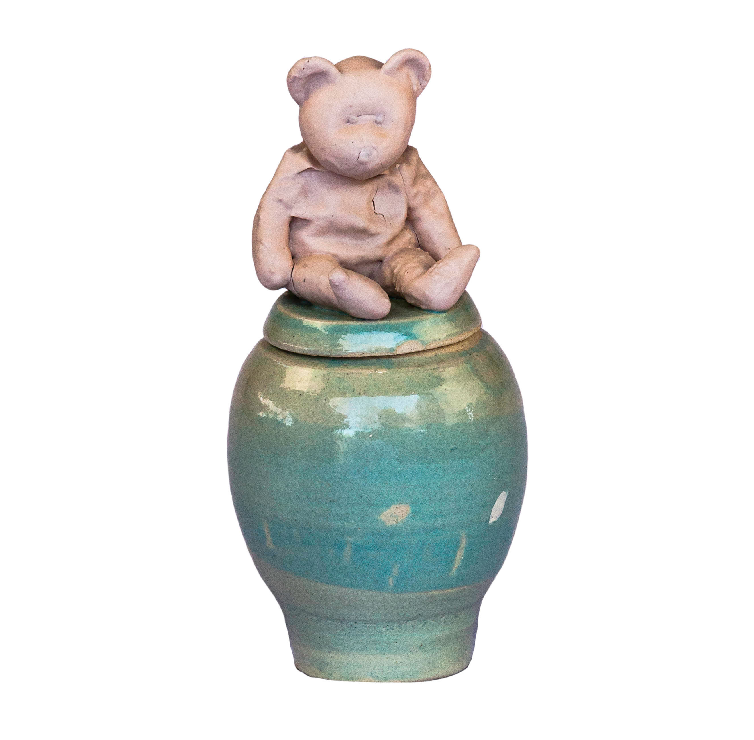 JAR with Beenie Baby Bear Lid