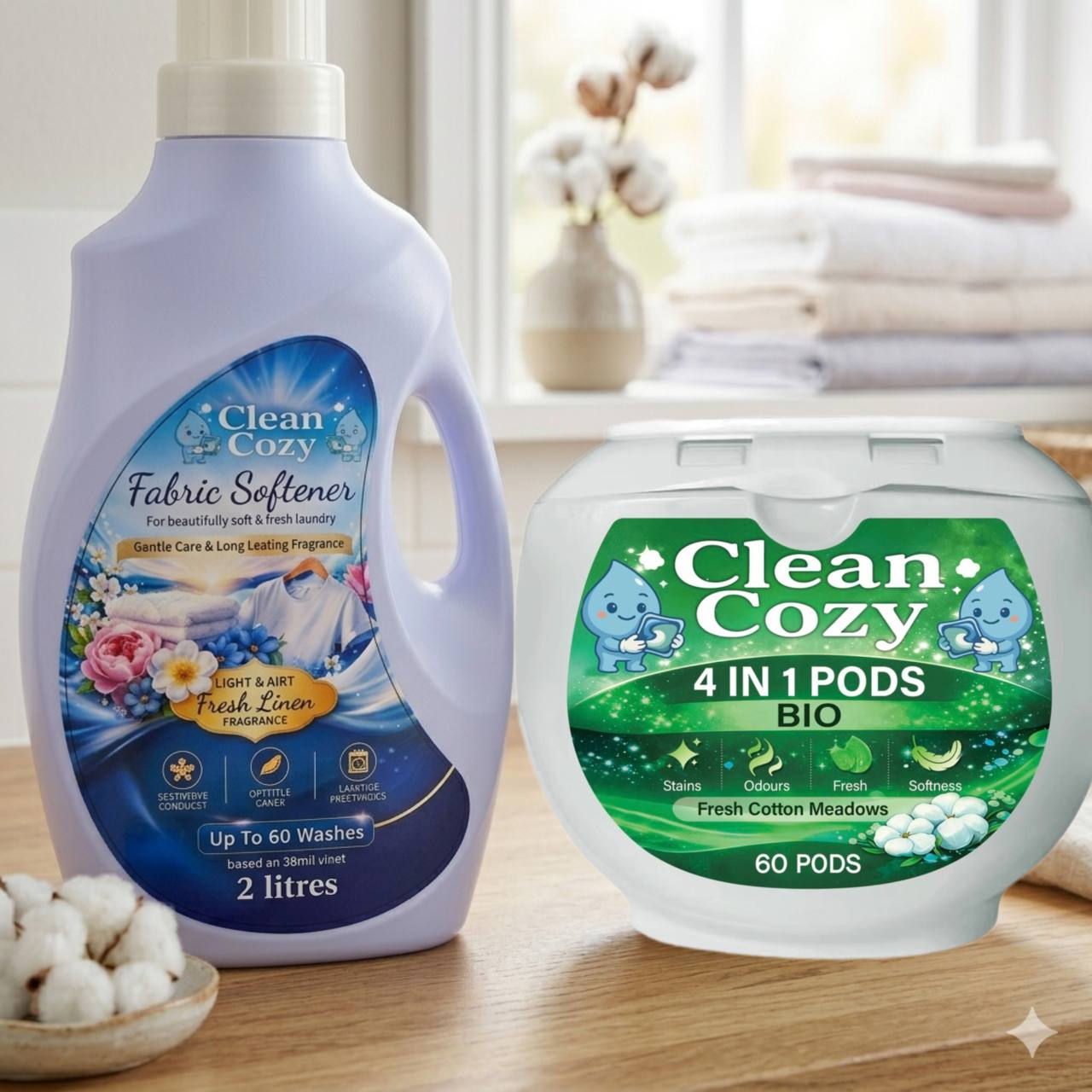 Clean Cozy Wash & Soften Bundle