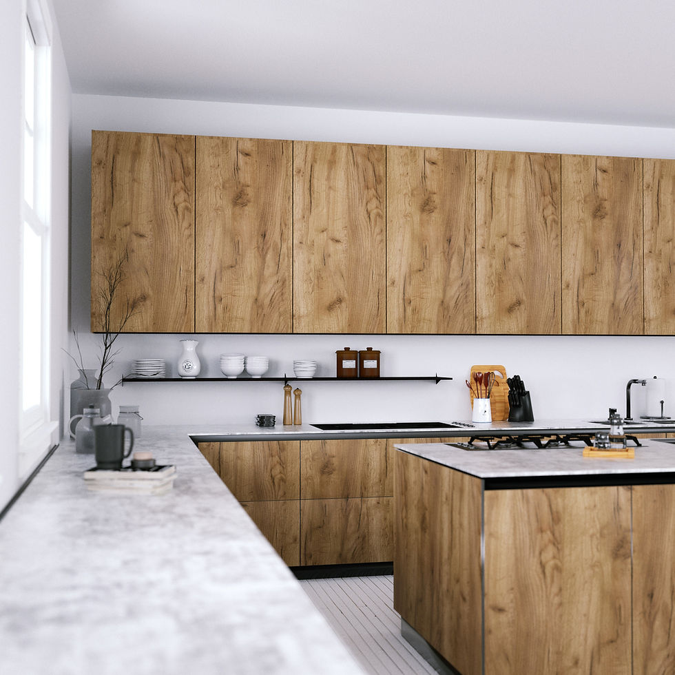 L shape kitchen 1