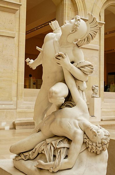 Nisus and Euryalus. Marble, exhibited at the 1827 Salon. A plaster model was exhibited at the 1822 Salon.