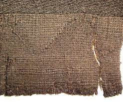 Etruscan-era tablet woven edge of tebenna recently discovered in Verucchio