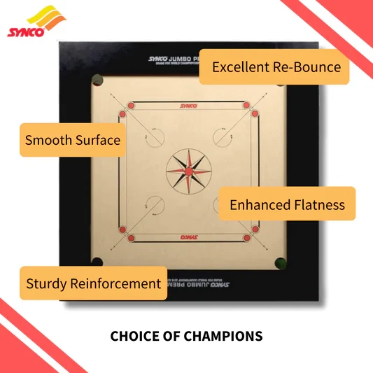 SYNCO BULLDOG GENIUS CARROM BOARD