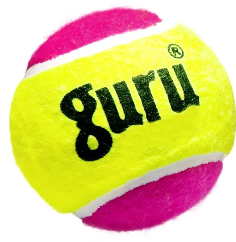 Guru Cricket Tennis Ball -Multi-Colour
