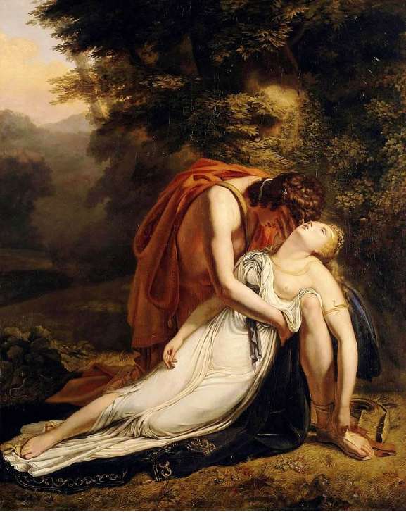 Orpheus Mourning the Death of Eurydice. Ary Scheffer, 1814