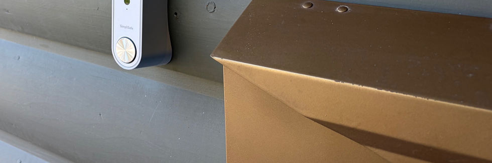 Mount Doorbell-Camera: 3D Printed Mount and Spray-Painted