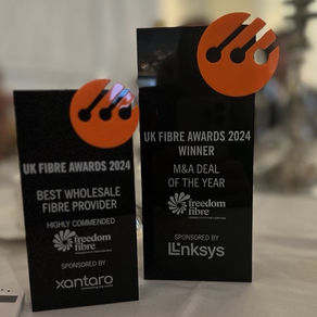 Freedom Fibre celebrates a night of prestigious award wins