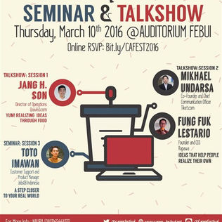 Career Festival 2016 : Seminar & Talkshow