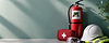 fire extinguisher with logo