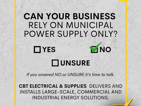 Can your business really afford to rely on municipal power alone?