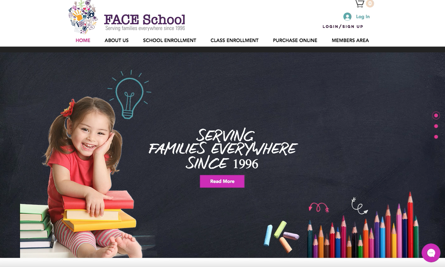 faceschool website