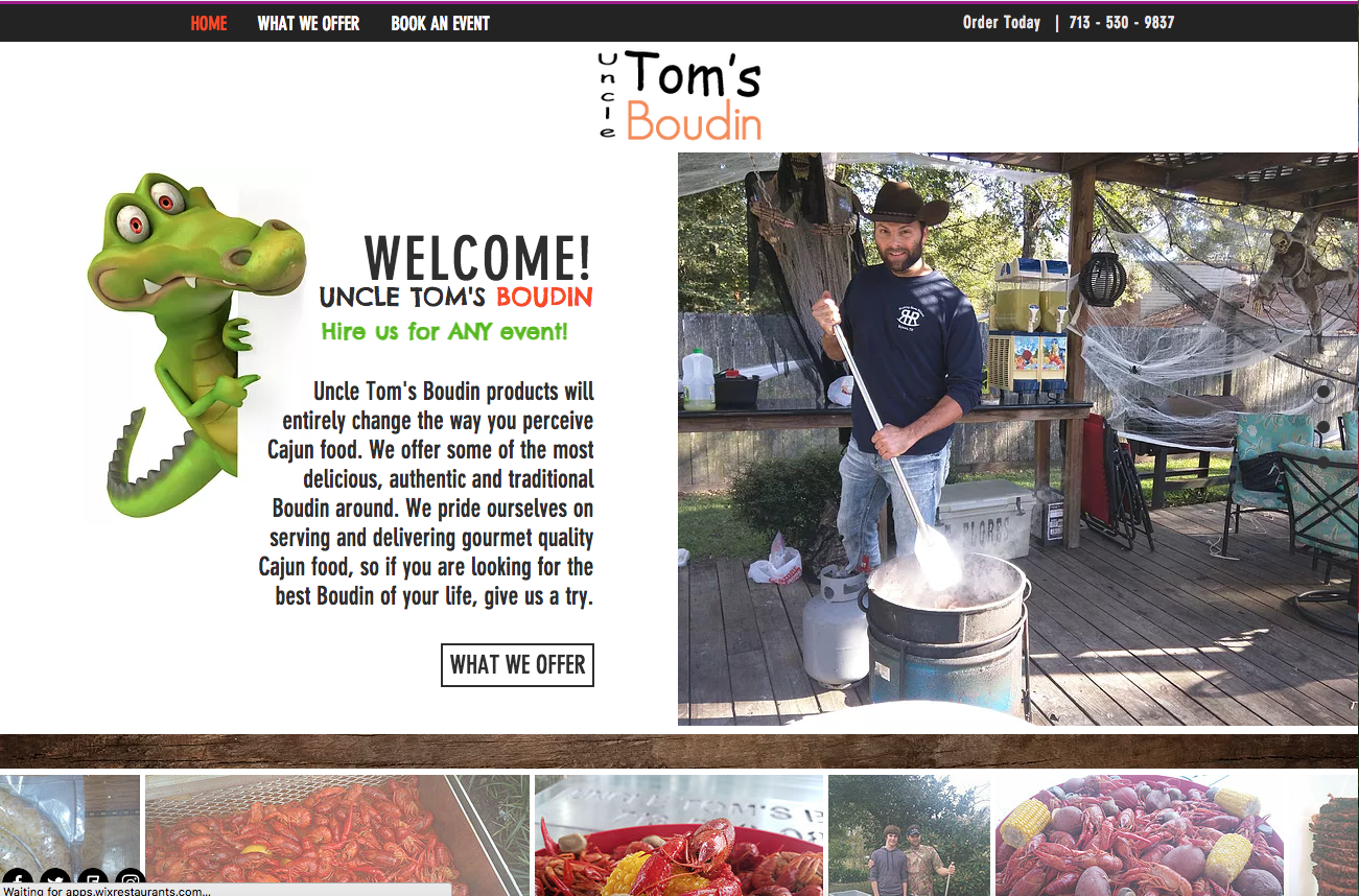 Uncle Tom's website