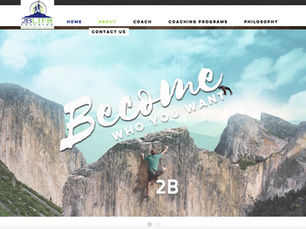 Video walkthrough of the 2B Career Coaching website designed with Wix Studio, showcasing a professional layout for career coaching services.