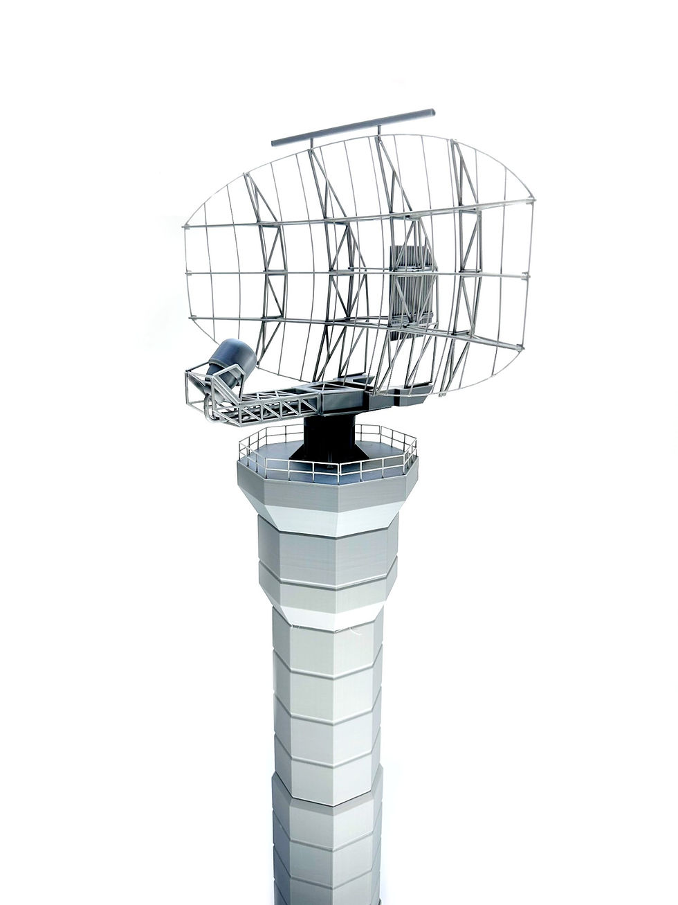 OO Gauge Motorised Radar Tower | DAPR3D