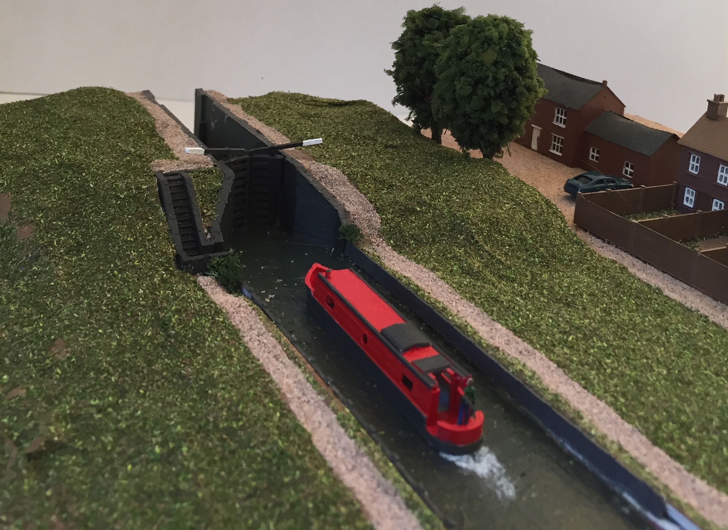 Canal Boat and Lock