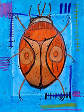 Buzzing Beetle art project
