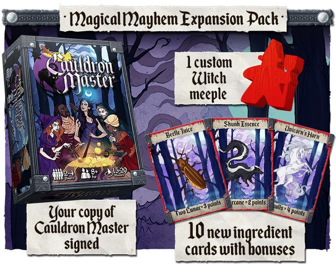 Thumbnail: Cauldron Master & Magical Mayhem expansion