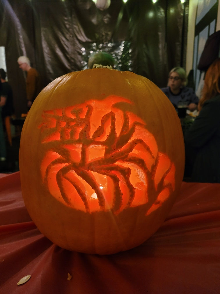 Hand Carved Pumpkin