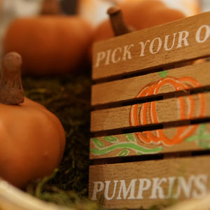 Pick Your Own Pumpkins Sign