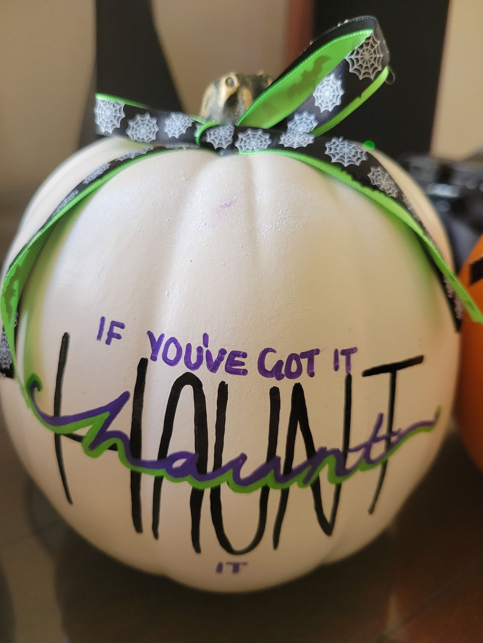 Hand Painted Pumpkin