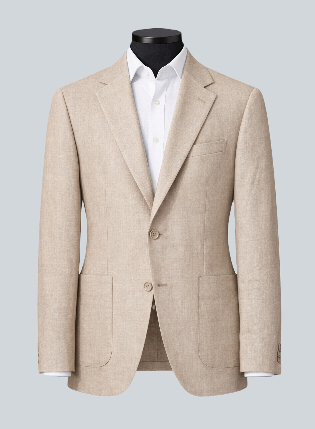 Bugatchi Linen Sport Coat: Beige