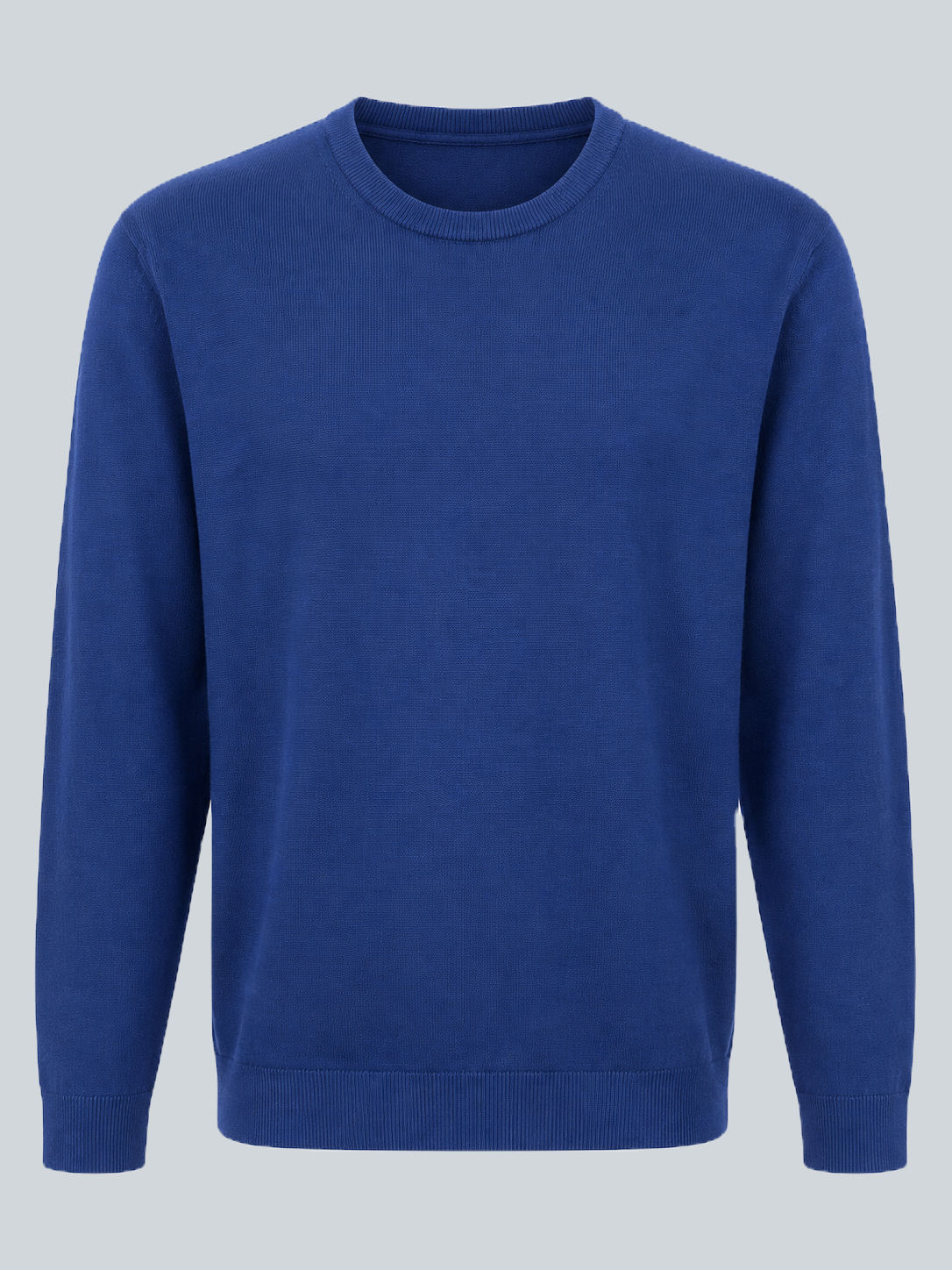 Lorenzoni Crewneck Sweater: Cobalt