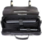 Mancini Double Compartment Briefcase Black