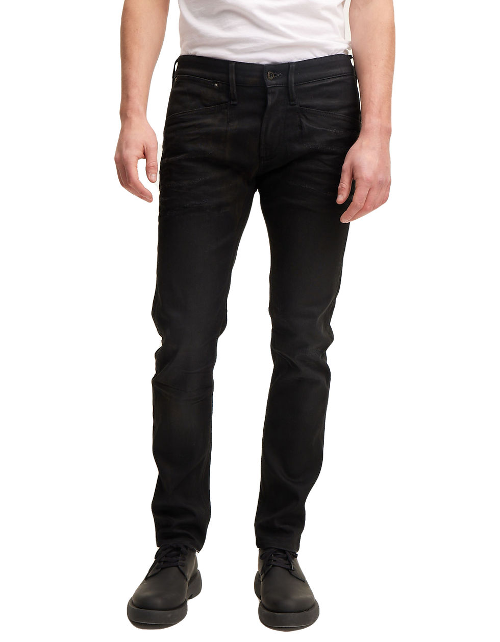 Thumbnail: Denham Skinny Boulder Fit: Black Free Move