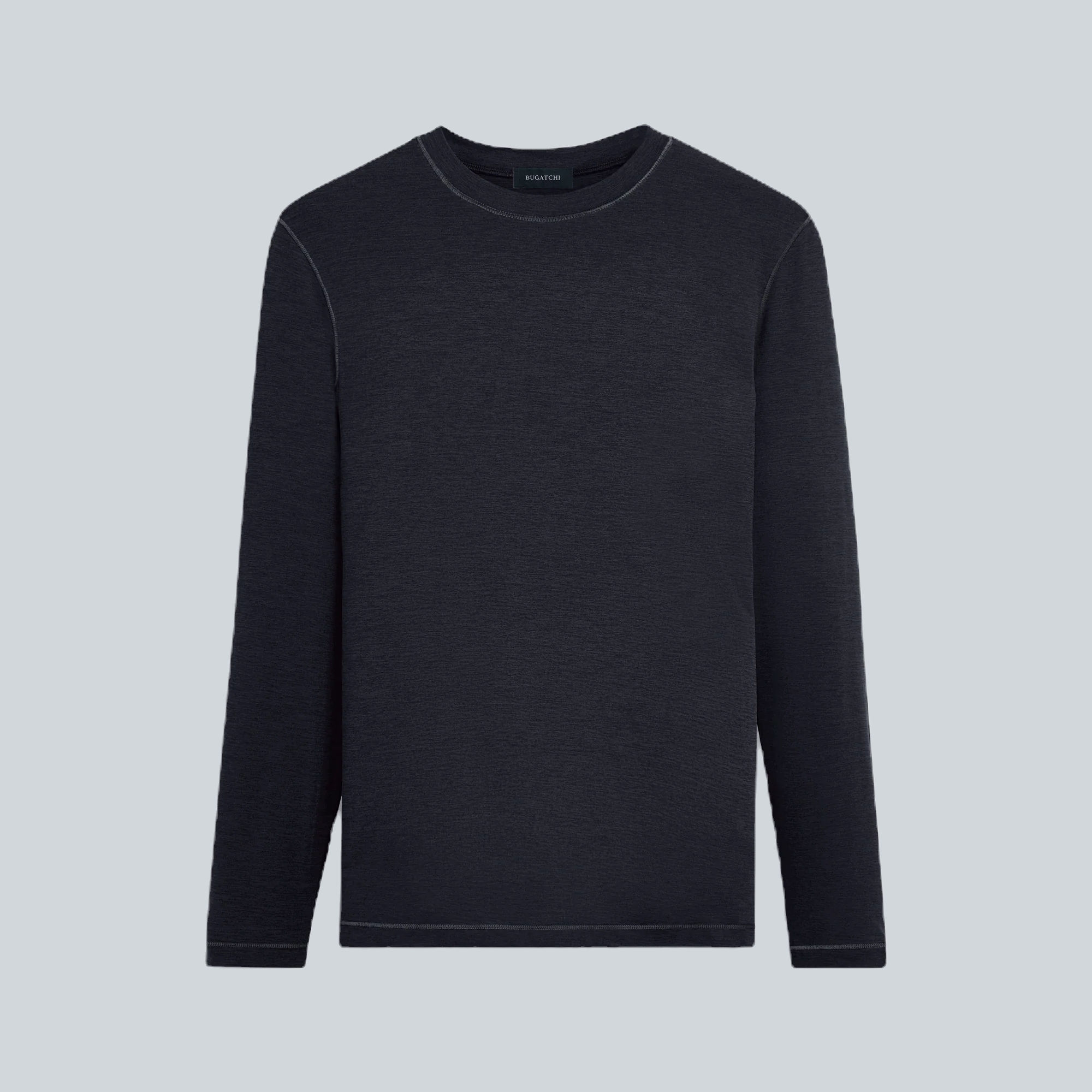 Bugatchi UV50 Performance Pullover: Caviar