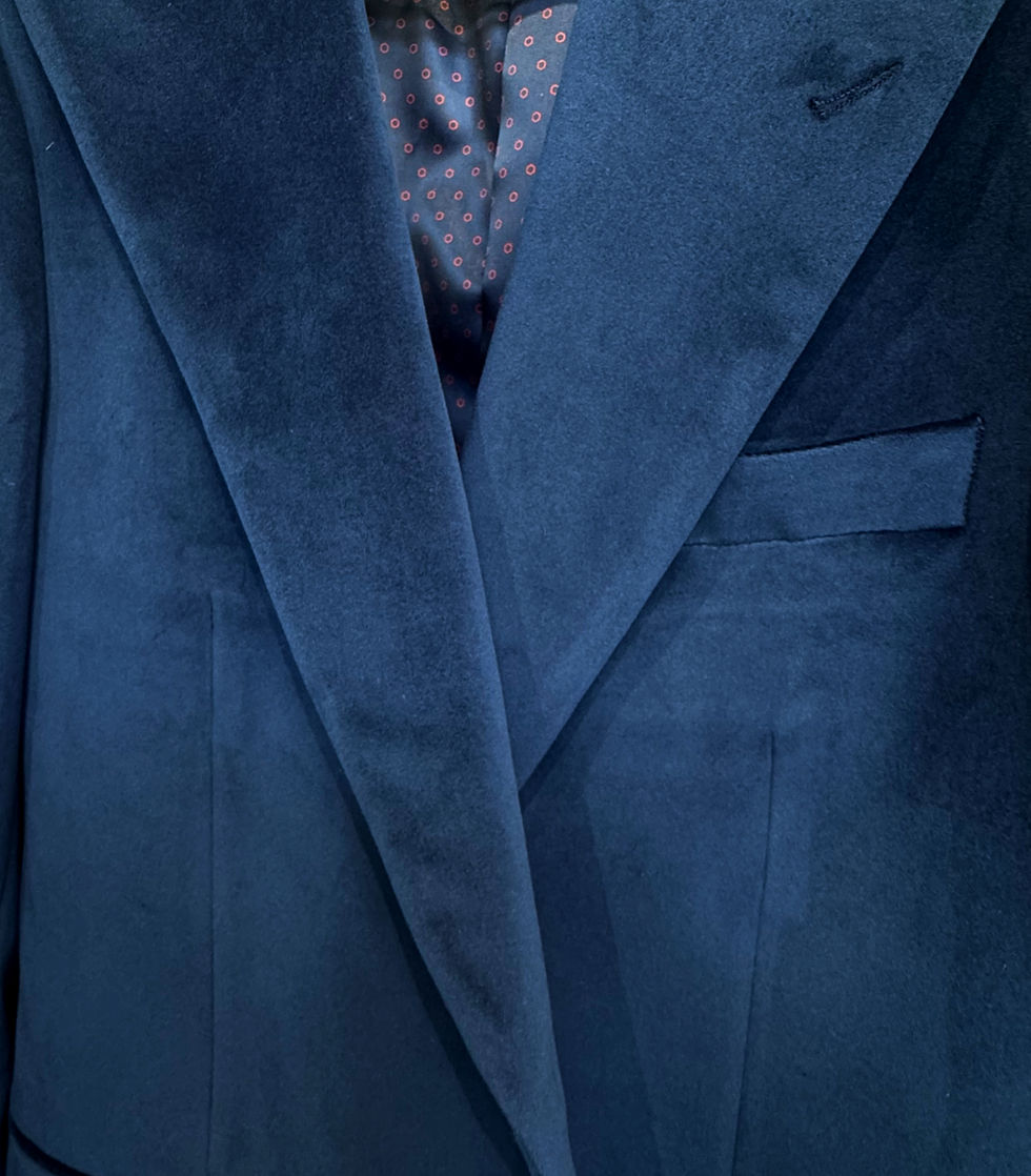 Paul Betenly Velvet Sport Coat: Cobalt