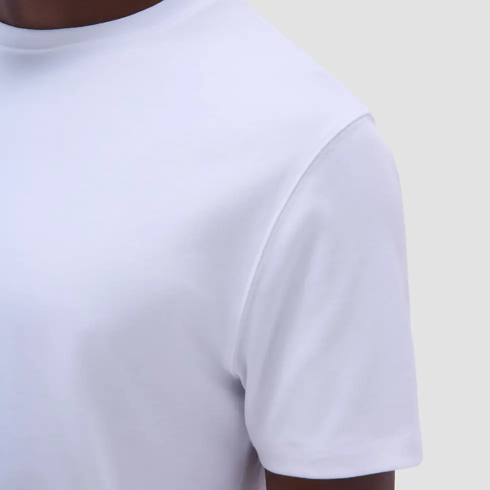 Thumbnail: Bugatchi Basic Pima Cotton T-Shirt: White