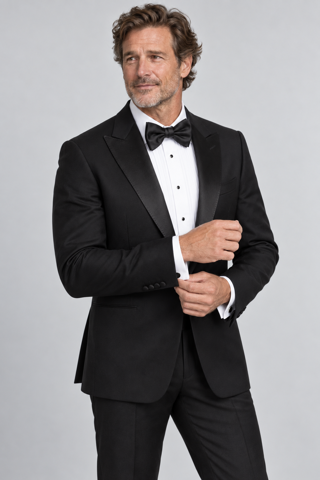 Calvaresi Tuxedo Peak Lapel Black