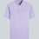 Thumbnail: Bugatchi Bird's Eye Jacquard Polo: Lilac