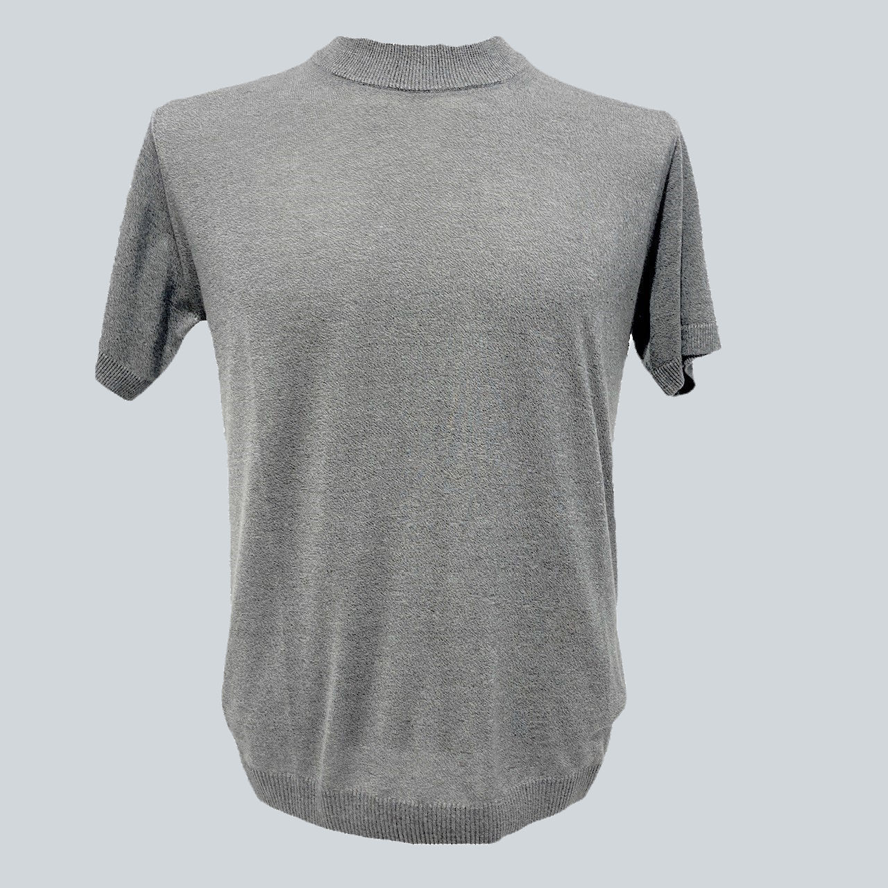 Codice Knitted T-Shirt: Charcoal
