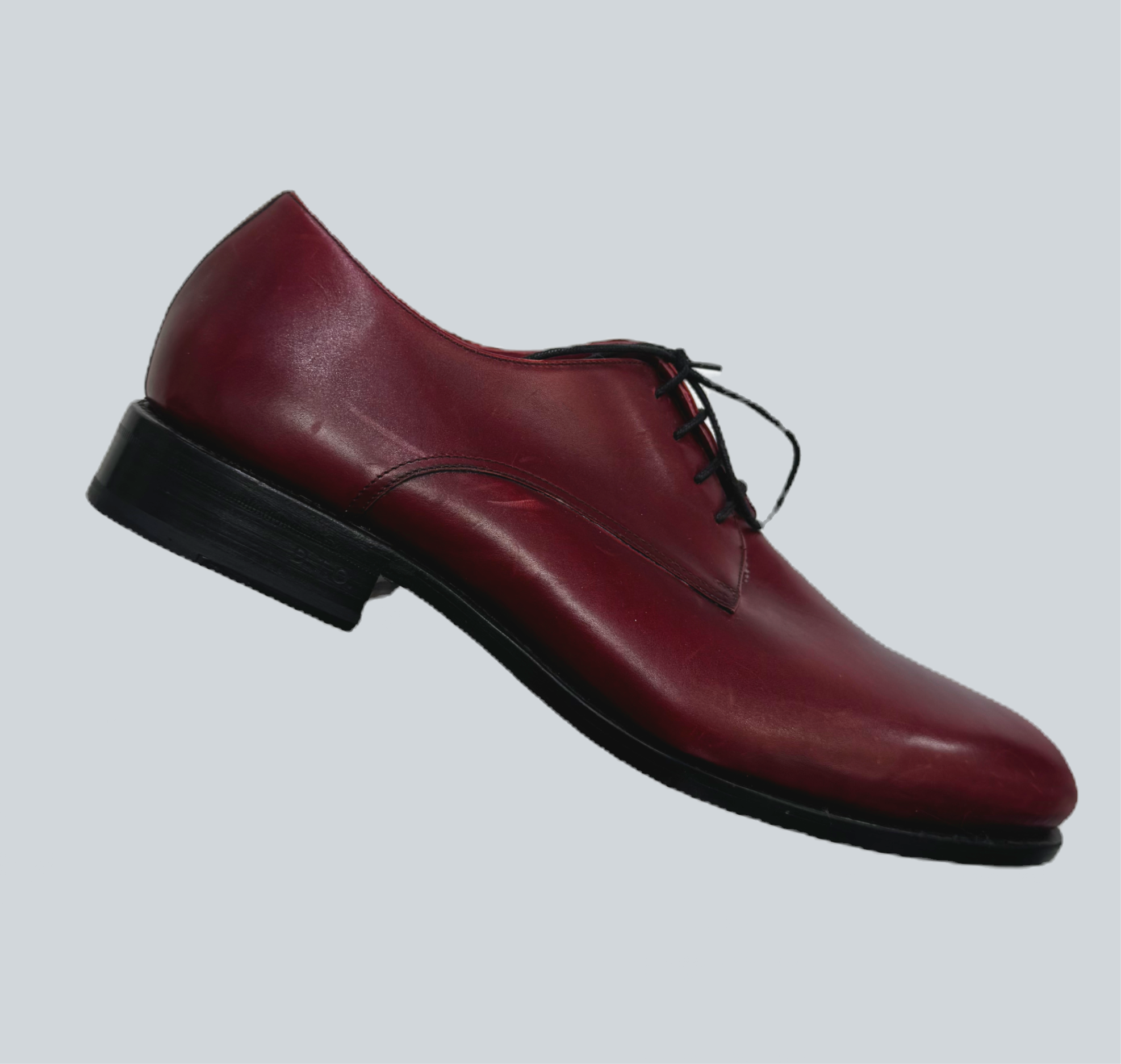 David E. White 100% Red Leather Dress Shoe