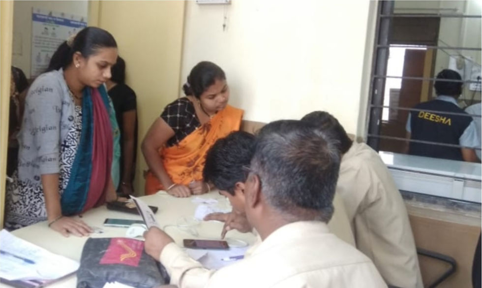 Account opening camp with India Post office in Pune for getting benefits of Govt. scheme